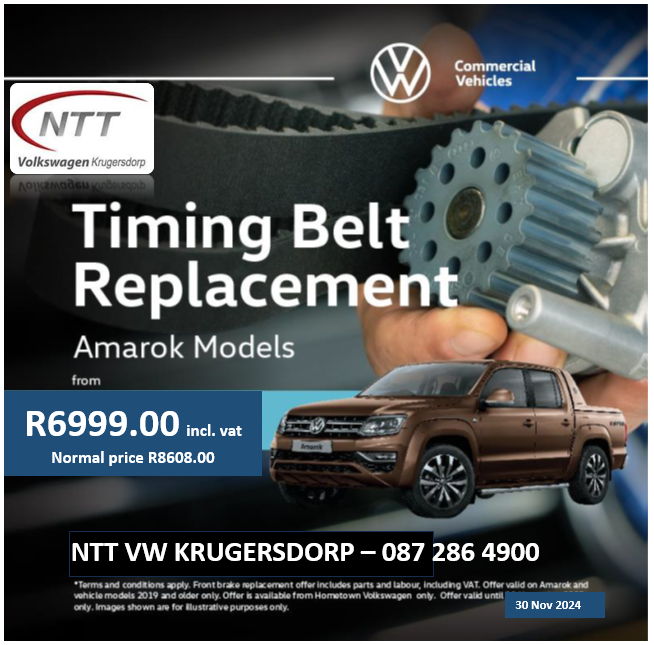 Amarok Timing Belt Replacement Special! image from NTT Volkswagen