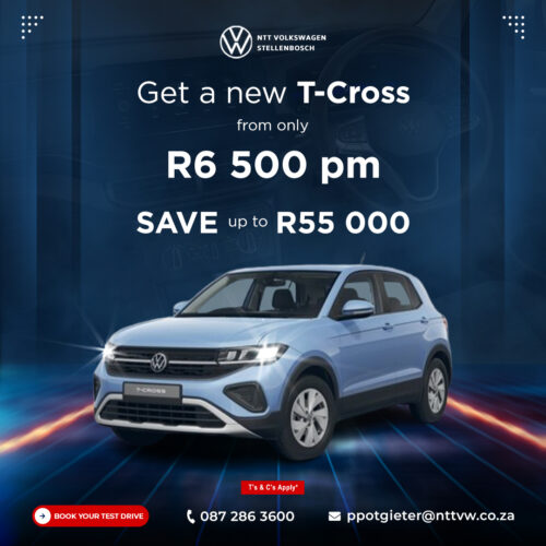 Get a new T-Cross image from NTT Volkswagen