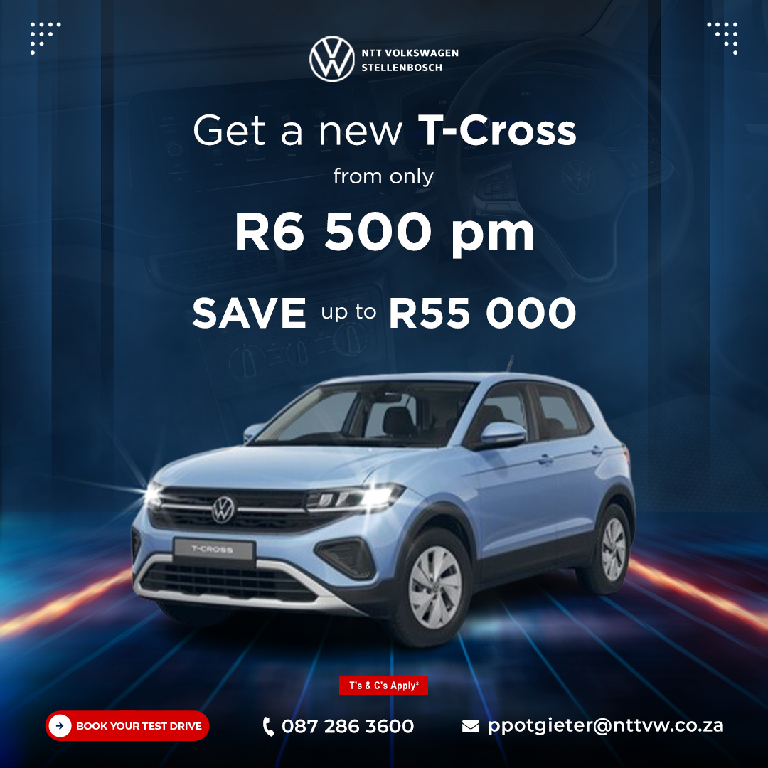 Get a new T-Cross image from NTT Volkswagen