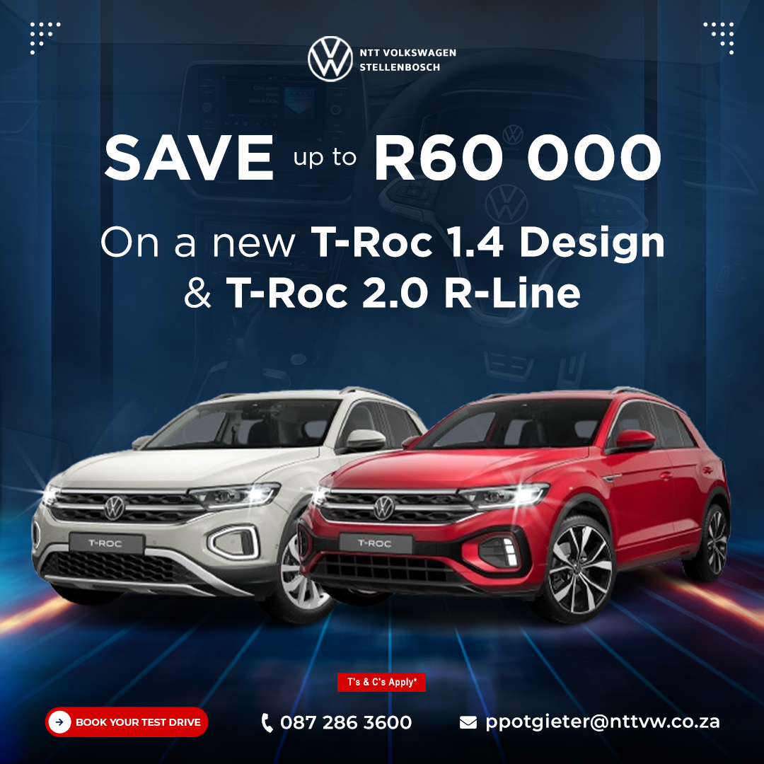 SAVE up to up to R60 000 image from NTT Volkswagen